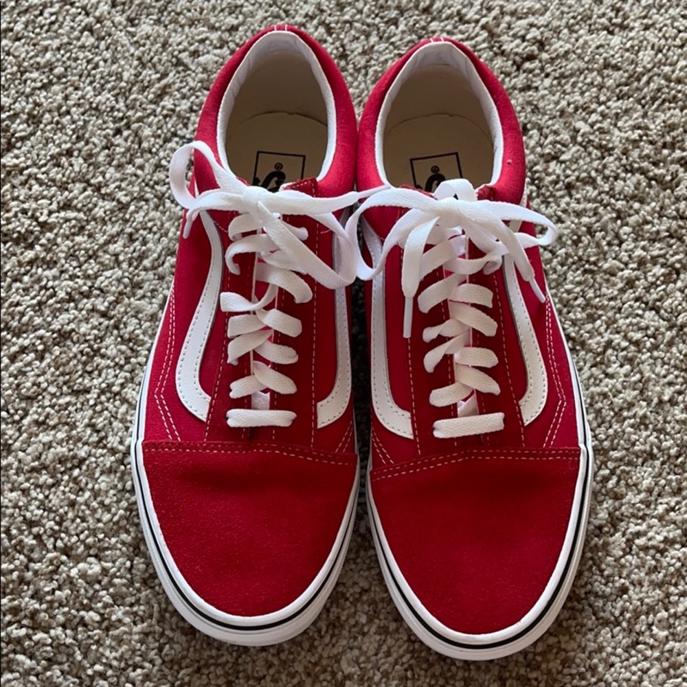 Red Old School Vans